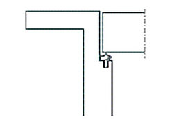 Stumpfe (ungefälzte) Innentür